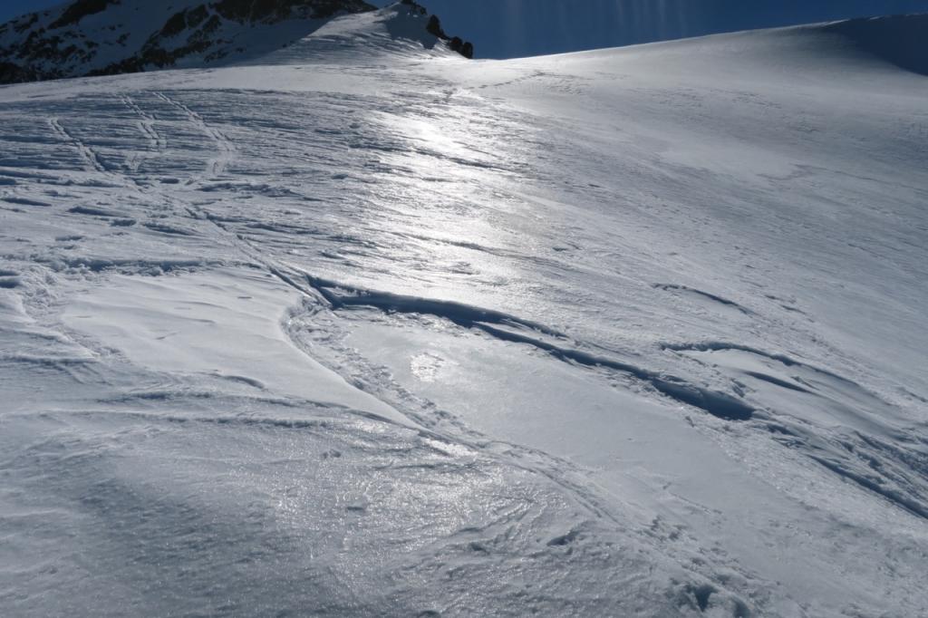  North facing near ridgeline terrain. 