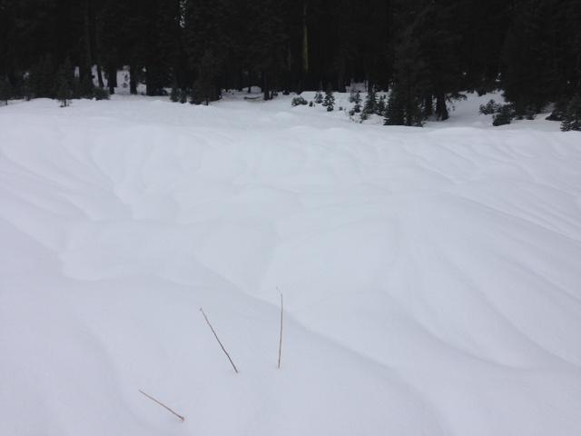  Rain runnels existed up to Peak level (8200&#039;). 