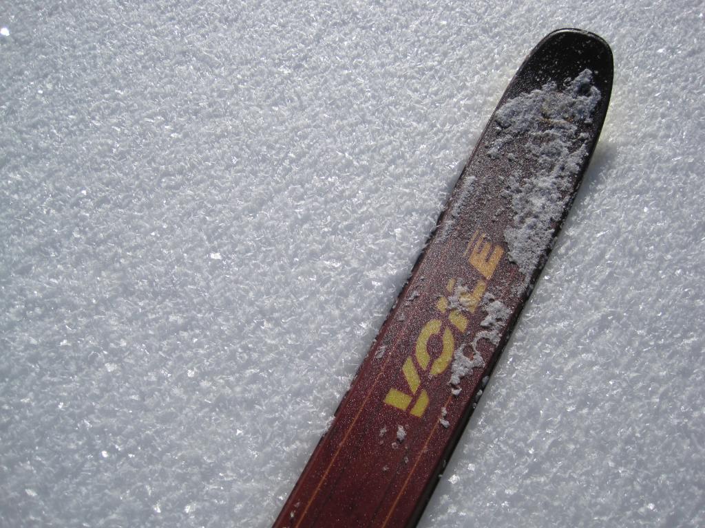  7900&#039; in Round Valley-up to 1cm+ <a href="/avalanche-terms/surface-hoar" title="Featherly crystals that form on the snow surface during clear and calm conditions - essentially frozen dew. Forms a persistent weak layer once buried." class="lexicon-term">surface hoar</a>. 