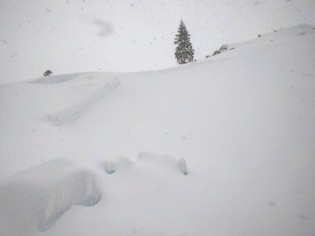  The climbers left flank 