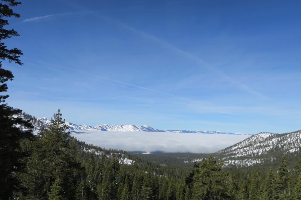  The inversion <a href="/avalanche-terms/snow-layer" title="A snowpack stratum differentiated from others by weather, metamorphism, or other processes." class="lexicon-term">layer</a> of Lake Tahoe was clearly visible from the warmer higher elevations. 