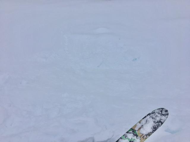  <a href="/avalanche-terms/cornice" title="A mass of snow deposited by the wind, often overhanging, and usually near a sharp terrain break such as a ridge. Cornices can break off unexpectedly and should be approached with caution." class="lexicon-term">Cornice</a> kicks on test slopes produced limited loose snow with no signs of <a href="/avalanche-terms/slab" title="A relatively cohesive snowpack layer." class="lexicon-term">slab</a> <a href="/avalanche-terms/propagation" title="The spreading of a fracture or crack within the snowpack." class="lexicon-term">propagation</a>. 