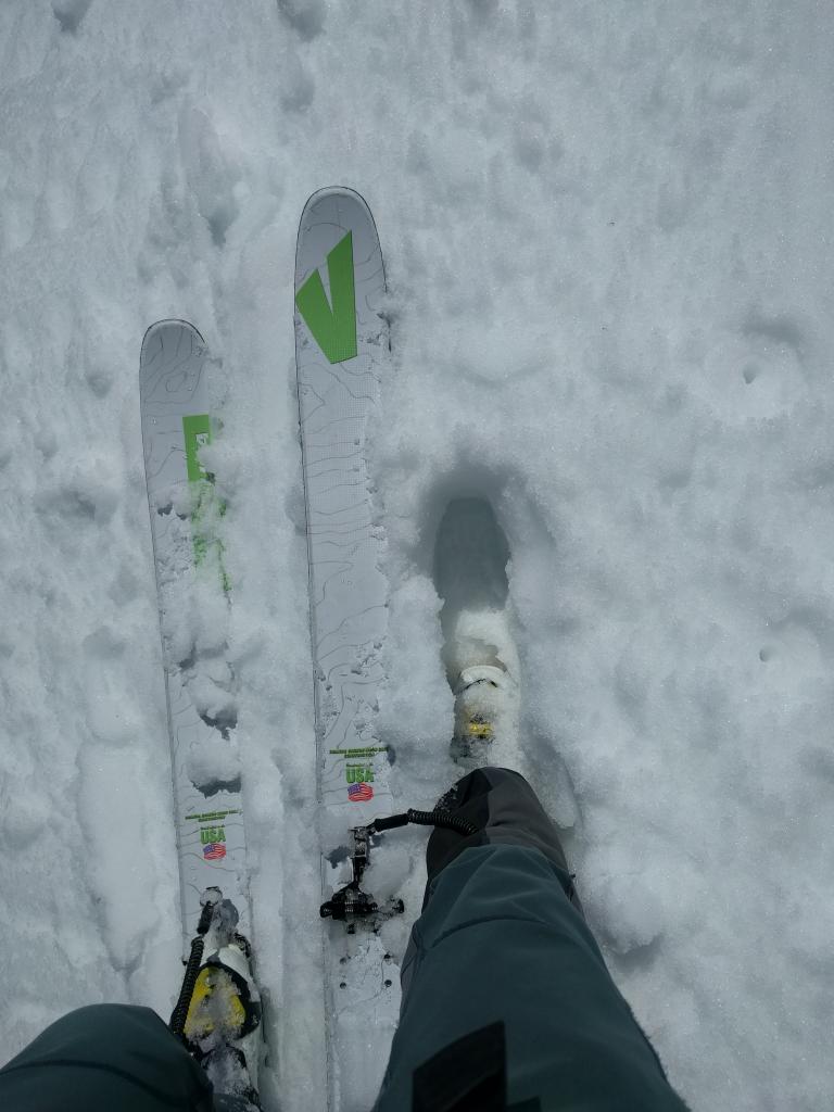  Shin deep unsupportable wet snow on an E <a href="/avalanche-terms/aspect" title="The compass direction a slope faces (i.e. North, South, East, or West.)" class="lexicon-term">aspect</a> at 11:50 am at 7400 ft. 