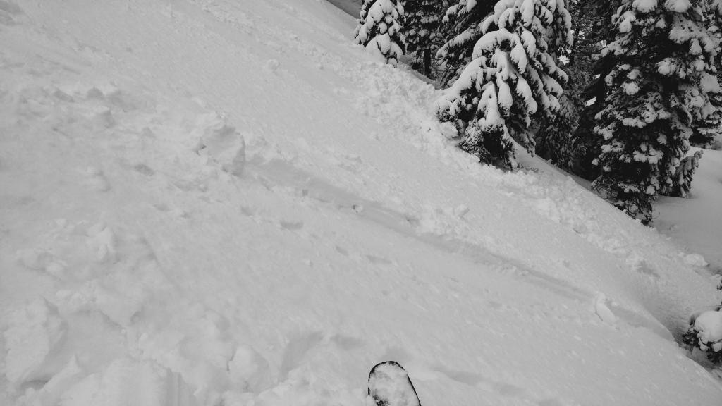  skier <a href="/avalanche-terms/trigger" title="A disturbance that initiates fracture within the weak layer causing an avalanche. In 90 percent of avalanche accidents, the victim or someone in the victims party triggers the avalanche." class="lexicon-term">triggered</a> loose wet at 6700&#039; 10cm deep slid on old snow NE <a href="/avalanche-terms/aspect" title="The compass direction a slope faces (i.e. North, South, East, or West.)" class="lexicon-term">aspect</a> <a href="/avalanche-terms/d1" title="Relatively harmless to people." class="lexicon-term">D1</a>. 