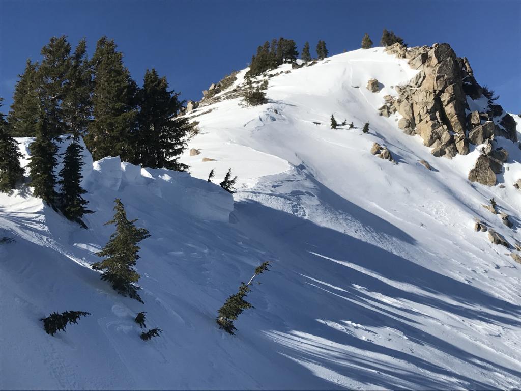  E/SE ridge on the approach to Granite Chief. 