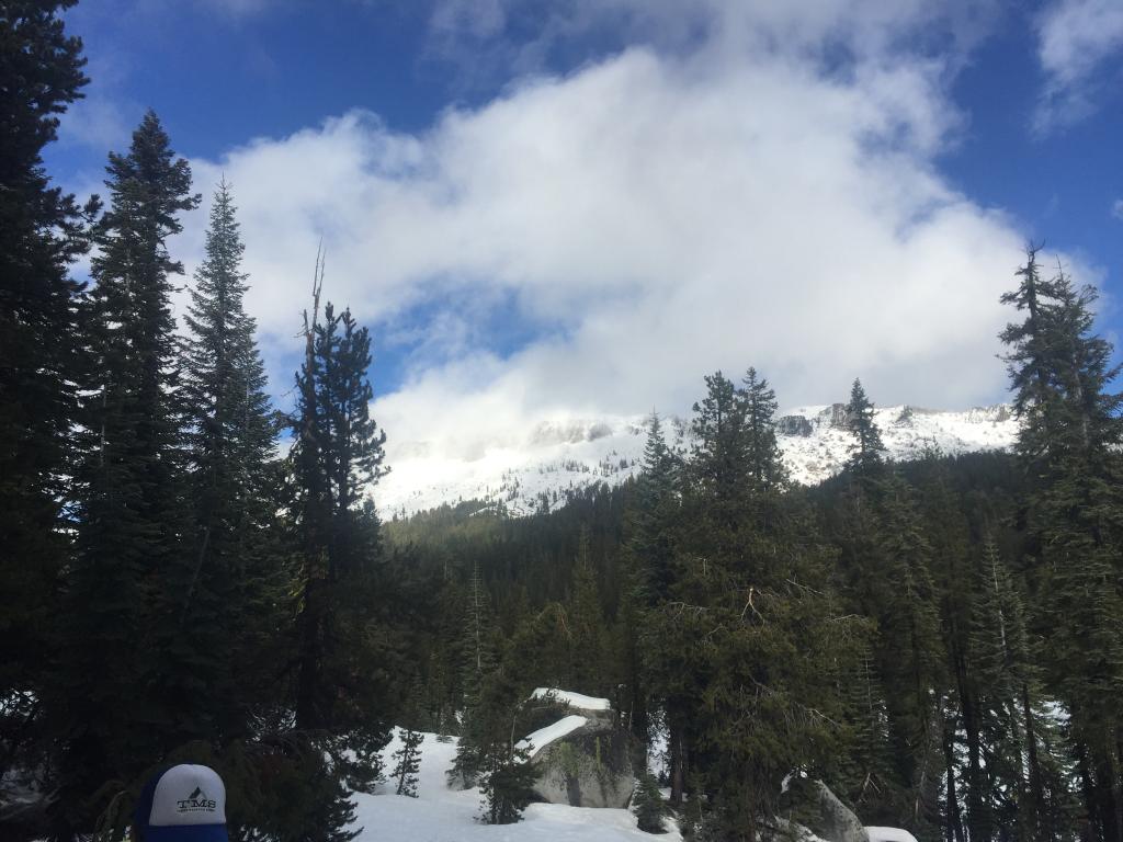  Castle Peak with lift clouds around 12 30 