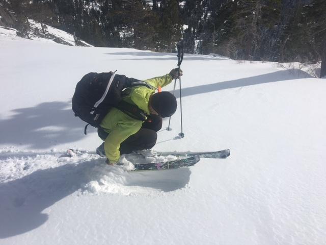  <a href="/avalanche-terms/windward" title="The upwind side of an obstacle such as a ridge. Usually snow is eroded from windward slopes making them relatively safer." class="lexicon-term">Windward</a> slopes with up to 6&#039;&#039; of available snow for wind transport tomorrow. 