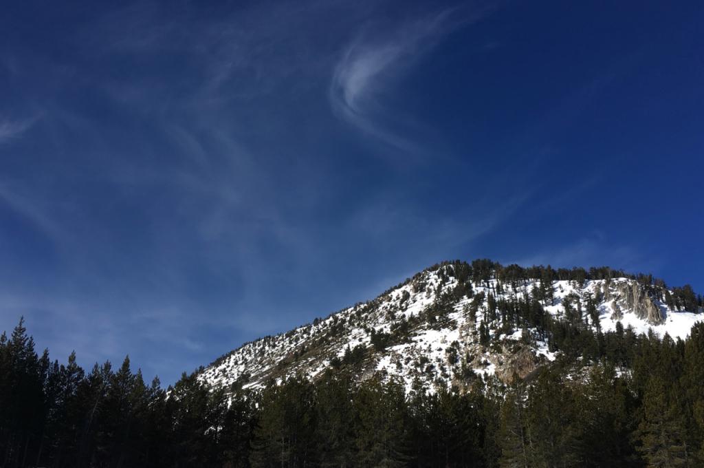  South east face of Incline Peak. 