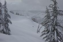 Cornices and wind loading at ridge