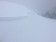 Skier triggered wind slab @ 11am.  8300', N/NW aspect, 6-8'' crown line.