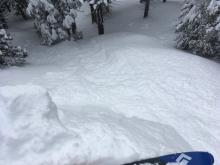 Kicking test slopes showed obvious loose instabilities but snow was too un-cohesive to propagate. 