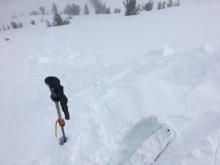 Cornice kicks on test slopes produced no signs of slab propagation.