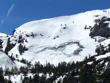 April 3-Glide crack as seen from Emerald Bay.