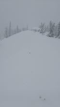 Andesite Ridge ~8,000', minimal wind transport.