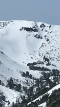 View of Mt Houghton slab as seen from Mt Rose
