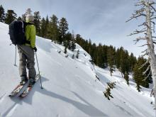 Another of 3 deep slab avalanches on N aspect terrain along the E ridge of SIlver.