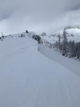 Wind loading along the ridge-line