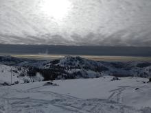 Cloud cover rolling into the area in the afternoon.