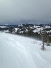 Wind Transport on Castle Ridge