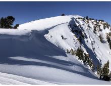 Cornice collapse and wind scour