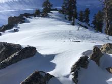 Ridge just below Angora summit. 