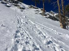 Natural roller balls on E-SE terrain under rocks