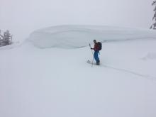 Massive, layered cornice