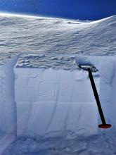 ECTP 19 on a small wind-loaded test slope.