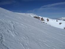 Large cornice over Stevens north bowl