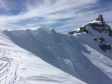 Cornices on North bowl of castle