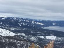 Cloud cover to the north of Rubicon Peak