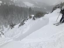 Wind Slab Avalanche