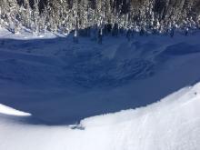 Previous cornice failure and wind slab avalanches 