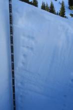 Hand hardness on a north facing slope near 8800 feet.