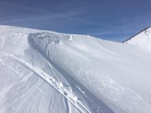 Ski cuts on small wind loaded test slopes produced no results.