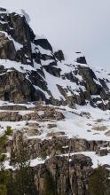 Natural Cornice Avalanche SouthEast Face School Rock