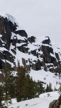 Natural Cornice Avalanche SouthEast Face School Rock