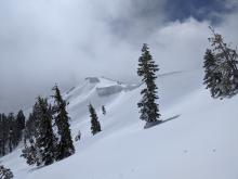 Large cornices above E face of Mt. Judah.