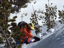 ECTX on persistent weak layer at site of skier triggered avalanche on April 8.