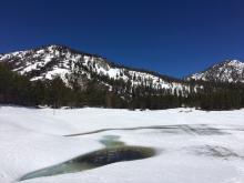 Increased snow melt this past week with above average temperatures and sunny skies.