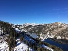 Looking out towards Desolation Wilderness.