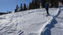 Wind effects on the ridge of Silver