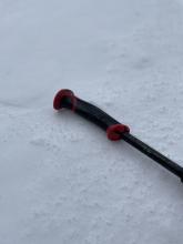 Small 1mm graupel near the top of Silver Peak