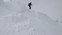 Cornices were reactive, but caused limited wind slab activity.