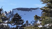 Large avalanche observed first on Feb. 3, Upper Pole Creek, NE aspect, ~8400'