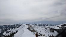 Cloud cover to the S along the Sierra Crest.