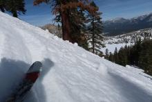 Rollers on descent north east ridge from Talkers peak 