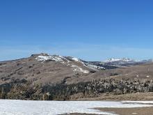 Looking out towards Meiss Meadow.