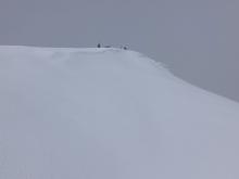 Cornice formation on Andesite Peak 