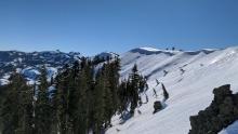 The winds were howling along the Judah ridgeline with gusts that could cause me to stumble.